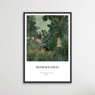 The Equatorial Jungle by Henri Rousseau - I Heart Wall Art