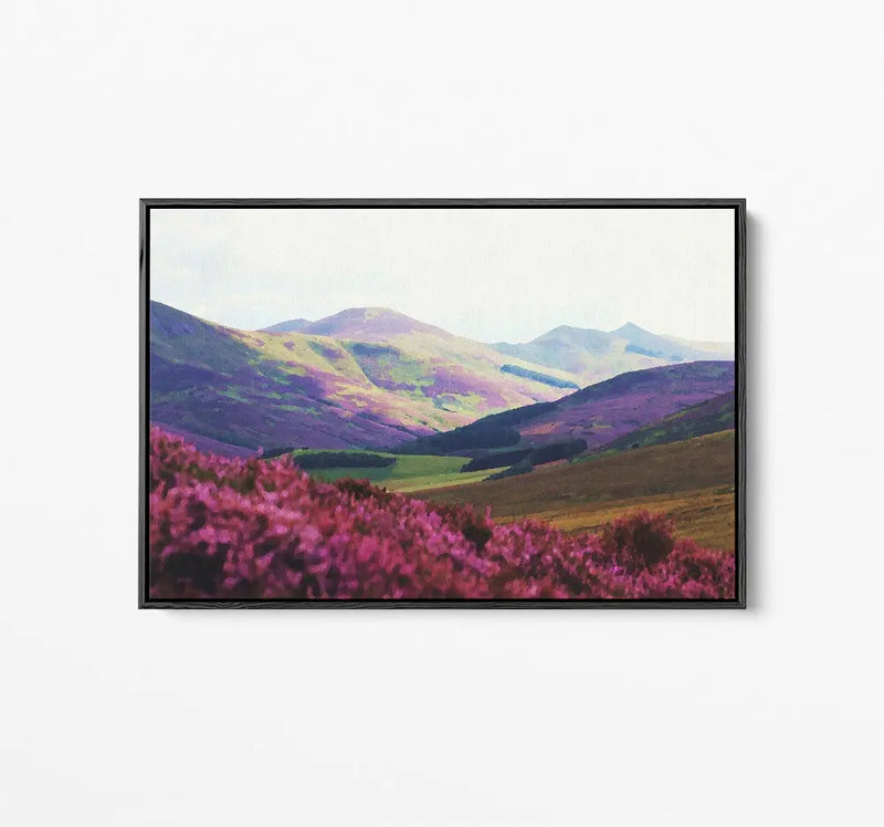 The Highlands - Highland Scotland Canvas Wall Art Print - I Heart Wall Art