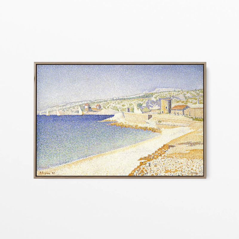 The Jetty at Cassis, Opus 198 by Paul Signac- Stretched Canvas Print or Framed Fine Art Print I Heart Wall Art Australia 