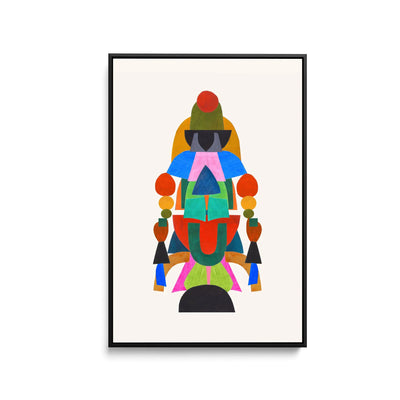 The Woven Man by Ejaaz Haniff - Stretched Canvas Print or Framed Fine Art Print - Artwork I Heart Wall Art Australia 