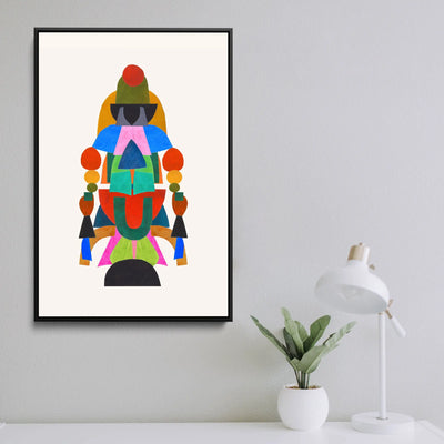 The Woven Man by Ejaaz Haniff - Stretched Canvas Print or Framed Fine Art Print - Artwork I Heart Wall Art Australia 