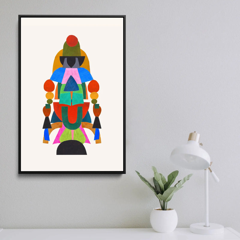 The Woven Man by Ejaaz Haniff - Stretched Canvas Print or Framed Fine Art Print - Artwork I Heart Wall Art Australia 