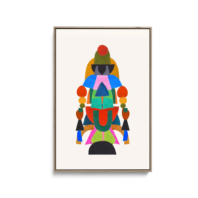 The Woven Man by Ejaaz Haniff - Stretched Canvas Print or Framed Fine Art Print - Artwork I Heart Wall Art Australia 