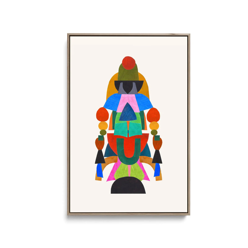 The Woven Man by Ejaaz Haniff - Stretched Canvas Print or Framed Fine Art Print - Artwork I Heart Wall Art Australia 