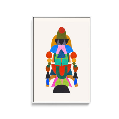 The Woven Man by Ejaaz Haniff - Stretched Canvas Print or Framed Fine Art Print - Artwork I Heart Wall Art Australia 