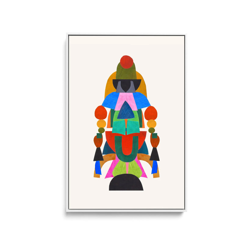 The Woven Man by Ejaaz Haniff - Stretched Canvas Print or Framed Fine Art Print - Artwork I Heart Wall Art Australia 