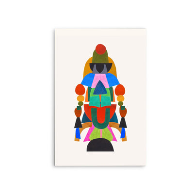 The Woven Man by Ejaaz Haniff - Stretched Canvas Print or Framed Fine Art Print - Artwork I Heart Wall Art Australia 