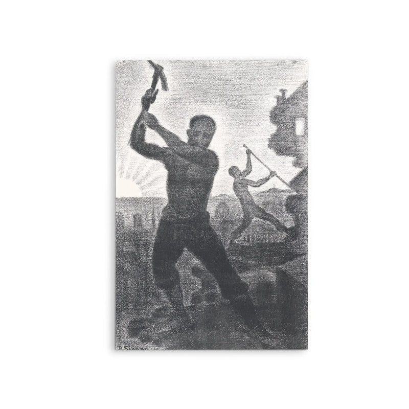 The Wreckers by Paul Signac - Stretched Canvas Print or Framed Fine Art Print I Heart Wall Art Australia 