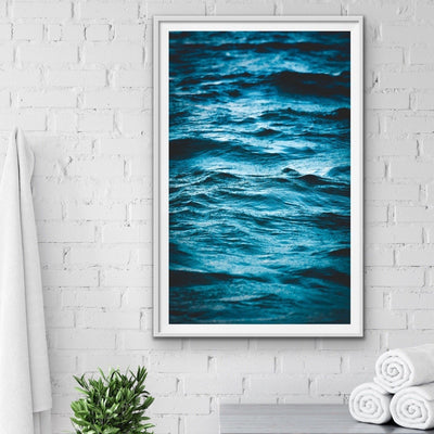 Vast Ocean - Blue Ocean Water Photographic Wall Art Print - I Heart Wall Art