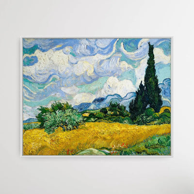 Vincent Van Gogh Wheat Field with Cypresses 1889 - Canvas or Art Print I Heart Wall Art Australia 