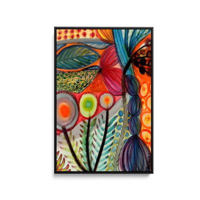 Vivaces by Sylvie Demers- Stretched Canvas Print or Framed Fine Art Print - Artwork I Heart Wall Art Australia 