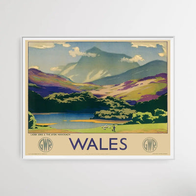 Wales Vintage Travel Poster - I Heart Wall Art