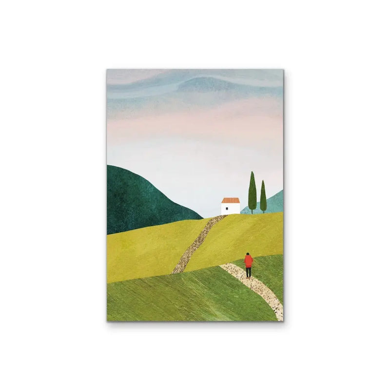 Walking Home-  Landscape Print by Henry Rivers - Available As Canvas or Art Print I Heart Wall Art Australia 