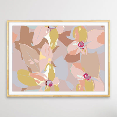 Warmer Days - Pink and Peach Original Artwork By Edie Fogarty Canvas or Art Print - I Heart Wall Art