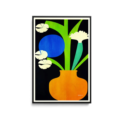 Weisse Blumen, Berlin by Bo Anderson - Stretched Canvas Print or Framed Fine Art Print - Artwork I Heart Wall Art Australia 