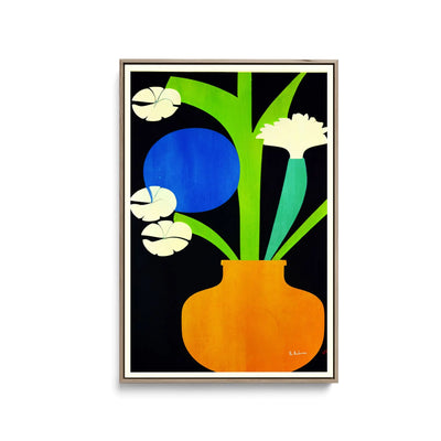 Weisse Blumen, Berlin by Bo Anderson - Stretched Canvas Print or Framed Fine Art Print - Artwork I Heart Wall Art Australia 