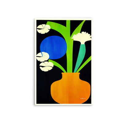 Weisse Blumen, Berlin by Bo Anderson - Stretched Canvas Print or Framed Fine Art Print - Artwork I Heart Wall Art Australia 