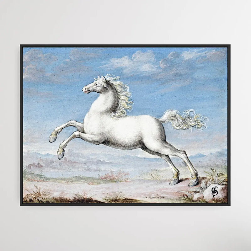 White Horse (1552–1601) by Joris Hoefnagel - I Heart Wall Art
