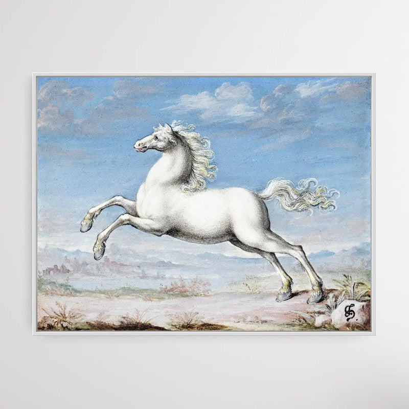 White Horse (1552–1601) by Joris Hoefnagel - I Heart Wall Art