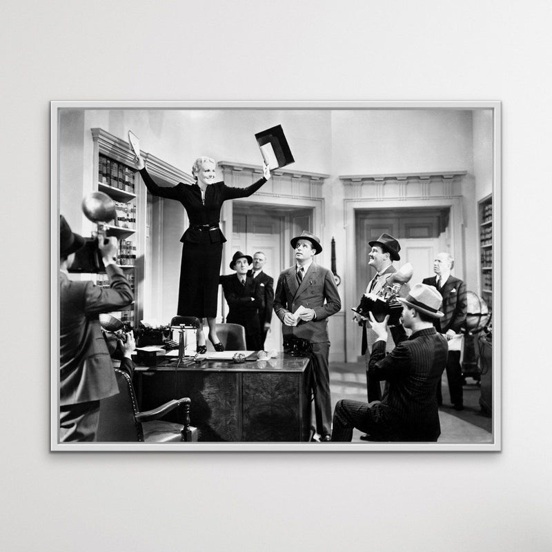 Who Run The World - Vintage Photographic Office Print On Paper Or Canvas - I Heart Wall Art
