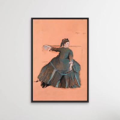 Woman on a Sofa (1875) by Edgar Degas - I Heart Wall Art
