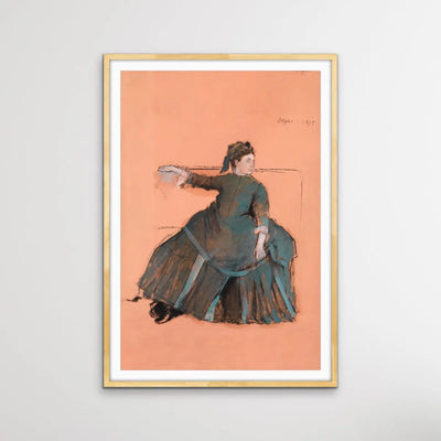 Woman on a Sofa (1875) by Edgar Degas - I Heart Wall Art