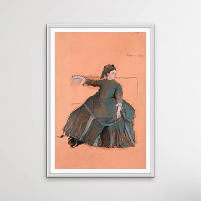 Woman on a Sofa (1875) by Edgar Degas - I Heart Wall Art