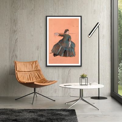 Woman on a Sofa (1875) by Edgar Degas - I Heart Wall Art