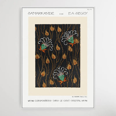 Art Deco Flower Pattern 2 1914 by E. A. Séguy - I Heart Wall Art - Poster Print, Canvas Print or Framed Art Print