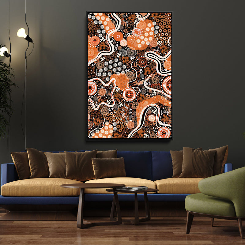 Canobie - Dry Season Edition 1 by Leah Cummins - Stretched Canvas Print or Framed Fine Art Print - Artwork I Heart Wall Art Australia 
