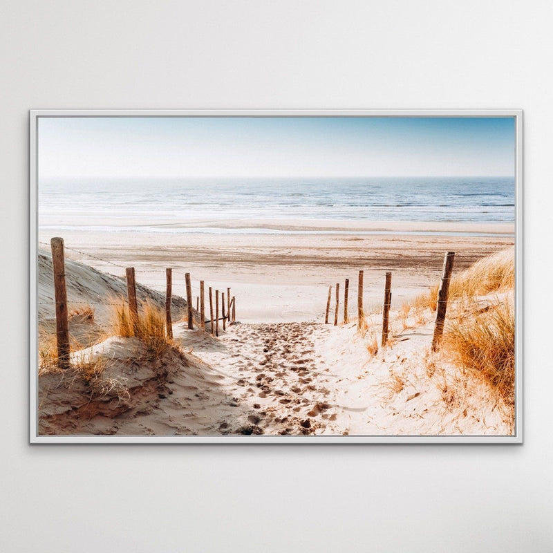Beach Access - Photographic Beach Print on Canvas or Paper - I Heart Wall Art - Poster Print, Canvas Print or Framed Art Print