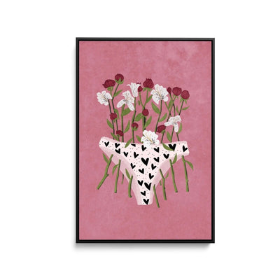 Blooming Slip by Raissa Oltmanns - Stretched Canvas Print or Framed Fine Art Print - Artwork - I Heart Wall Art - Poster Print, Canvas Print or Framed Art Print