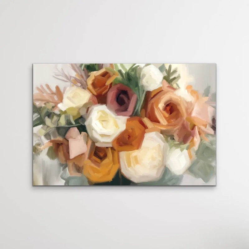 Bohemian Bouquet Floral Print - I Heart Wall Art - Poster Print, Canvas Print or Framed Art Print