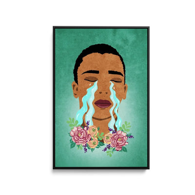 Boys Do Cry by Raissa Oltmanns - Stretched Canvas Print or Framed Fine Art Print - Artwork - I Heart Wall Art - Poster Print, Canvas Print or Framed Art Print