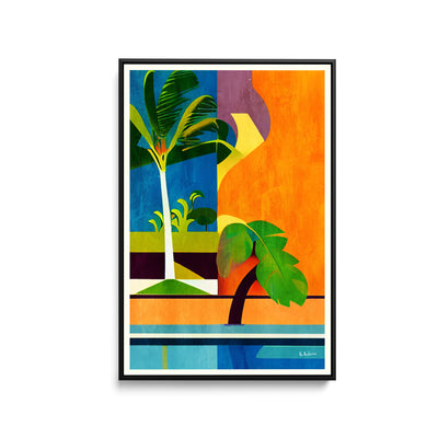 La Isla Bonita by Bo Anderson - Stretched Canvas Print or Framed Fine Art Print - Artwork I Heart Wall Art Australia 