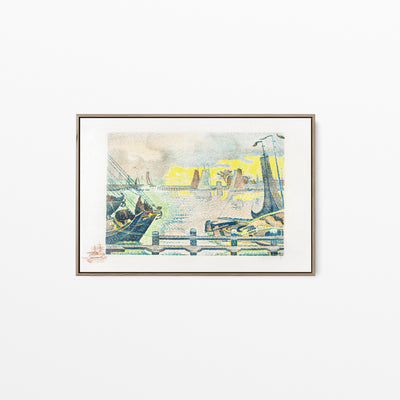 Marseille (1912) by  Paul Signac - Stretched Canvas Print or Framed Fine Art Print - Artwork I Heart Wall Art Australia 
