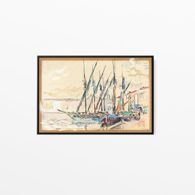 St. Tropez (1906) by Paul Signac- Stretched Canvas Print or Framed Fine Art Print - Artwork I Heart Wall Art Australia 